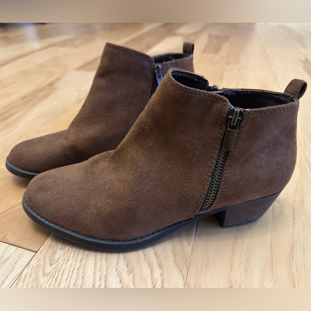 Short Brown Booties